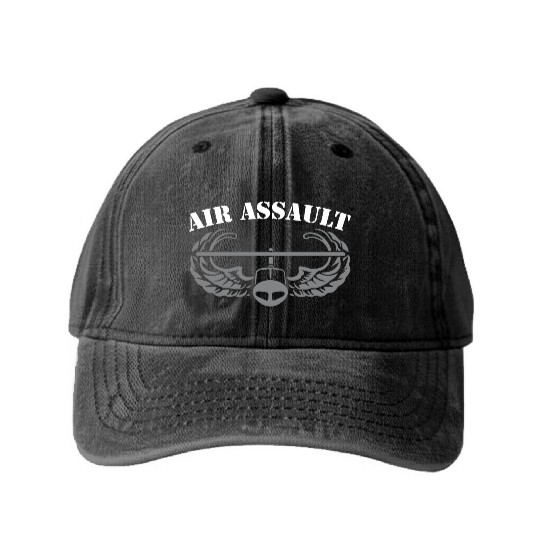 Army Air Assault 20460 Washed Denim Baseball Caps