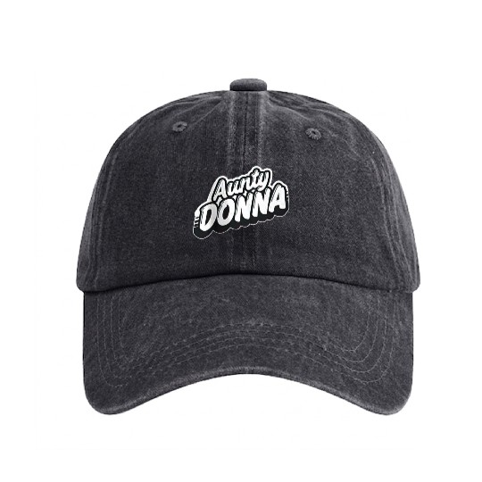 aunty donna merch Washed Denim Baseball Caps