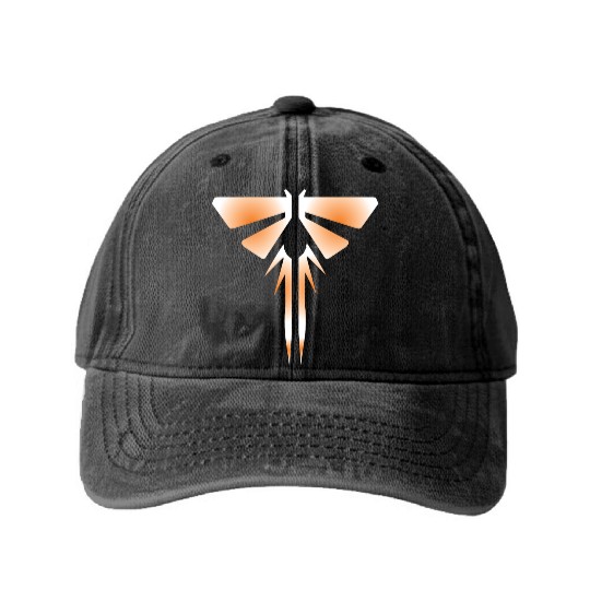 The Last of Us Fireflies Logo Graffiti Washed Denim Baseball Caps