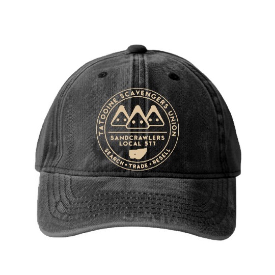Tatooine Scavengers Union Washed Denim Baseball Caps