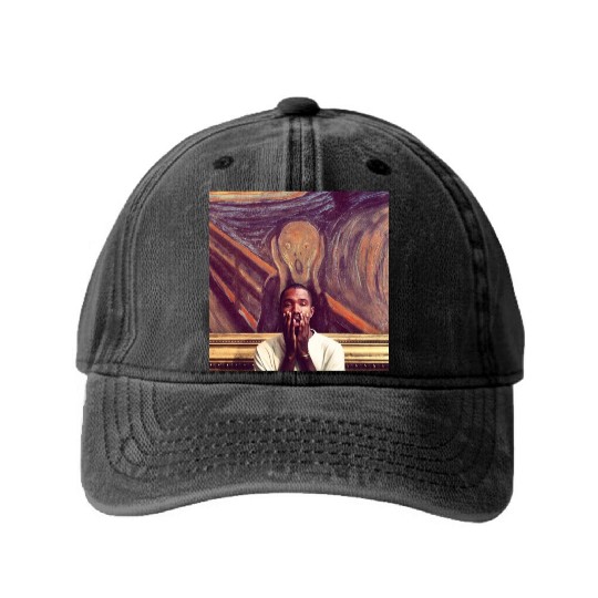 Frank Ocean Purple Blond Washed Denim Baseball Caps