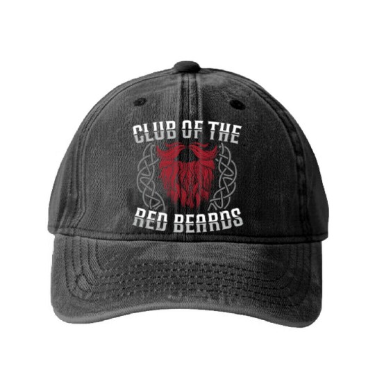 Club of the Red Beards US Independence Day Washed Denim Baseball Caps