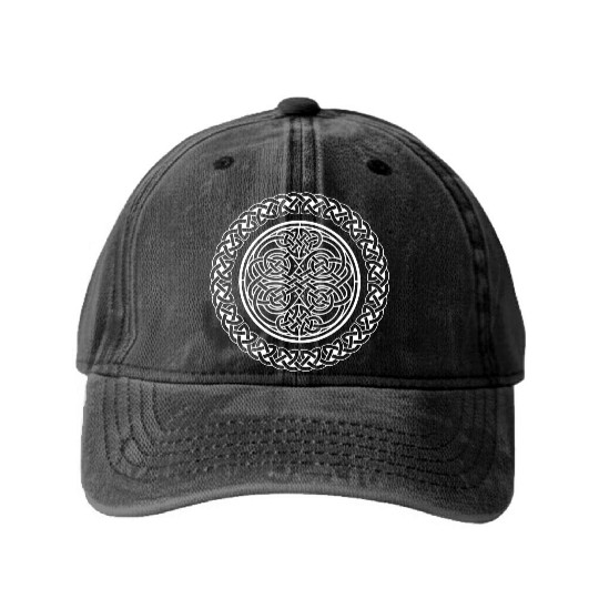 Celtic Knot Washed Denim Baseball Caps
