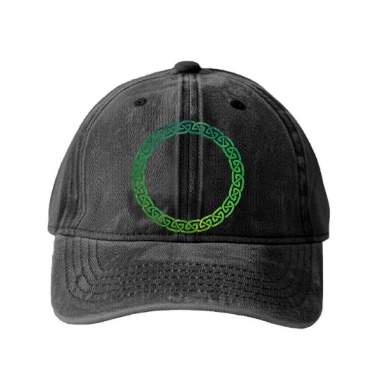 Celtic Knot Washed Denim Baseball Caps