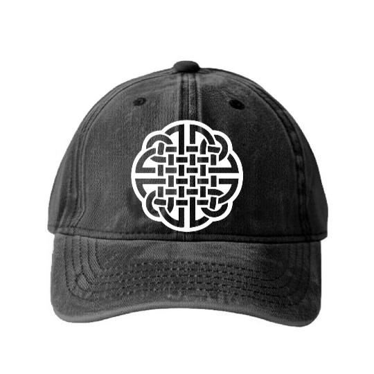 Celtic Knot Washed Denim Baseball Caps