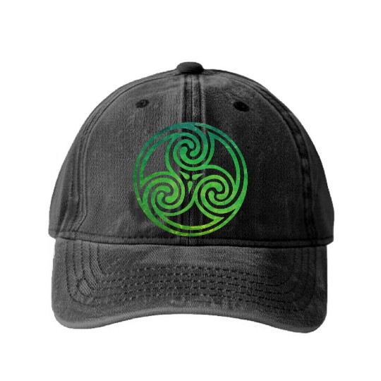 Celtic Knot Washed Denim Baseball Caps