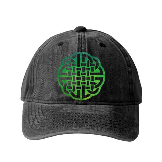 Celtic Knot Washed Denim Baseball Caps