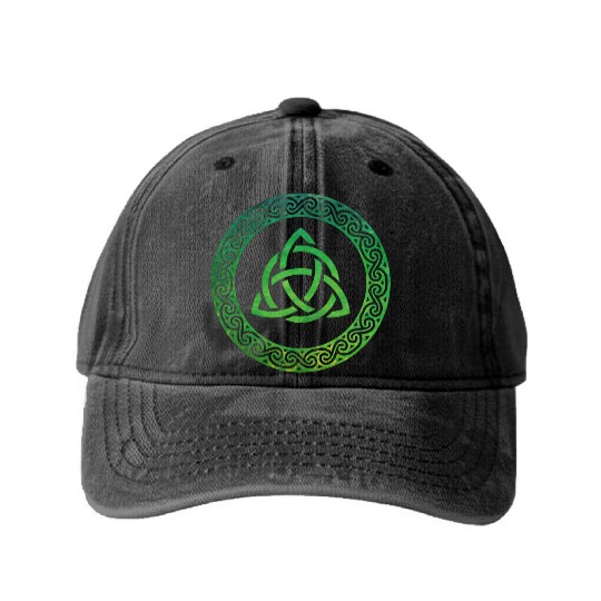 Celtic Knot Washed Denim Baseball Caps