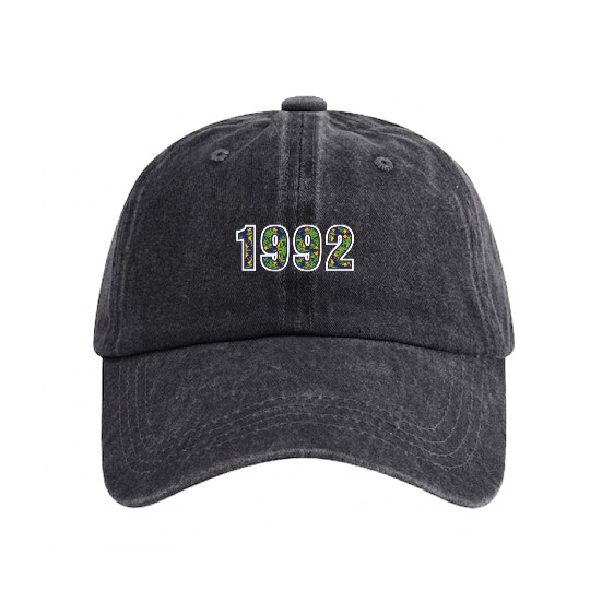 1992 Green Washed Denim Baseball Caps