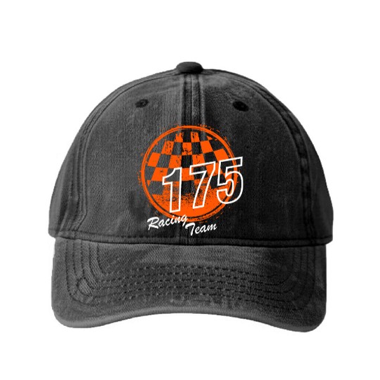 Racing Team 175 Washed Denim Baseball Caps