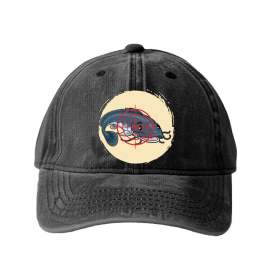 Catfish Hunter Washed Denim Baseball Caps