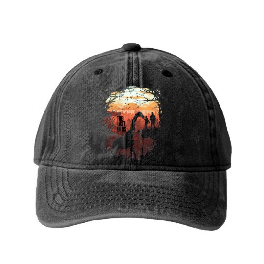 The Last of Us Joel and Ellie Family Washed Denim Baseball Caps