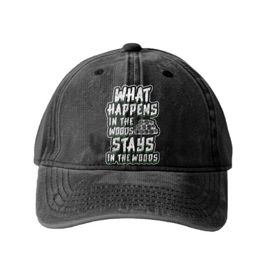 Forest Chainsaw Chainsaw Washed Denim Baseball Caps