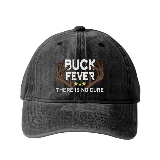Deer Hunting Deer Hunter Hunting Season Buck Hunt Washed Denim Baseball Caps