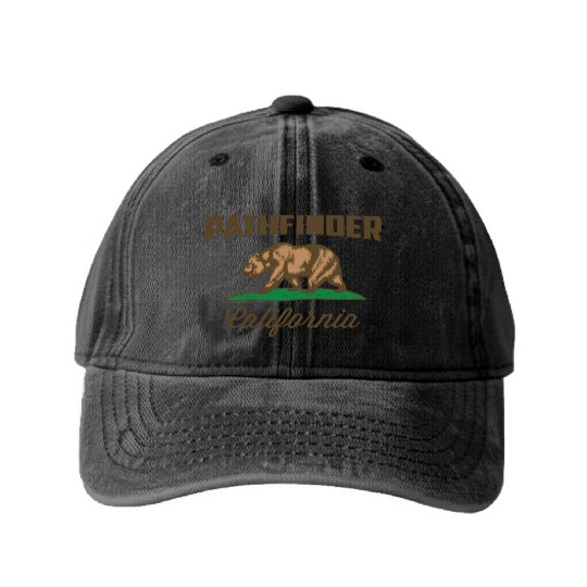 Adventist Pathfinder California Washed Denim Baseball Caps
