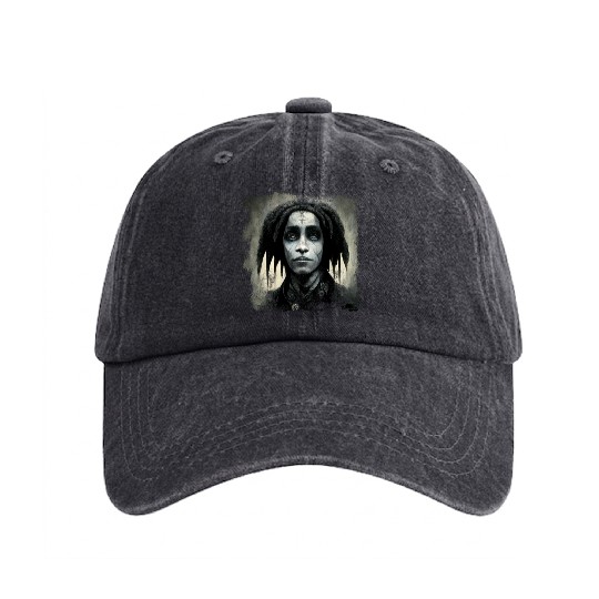 Gothic Rasta Washed Denim Baseball Caps