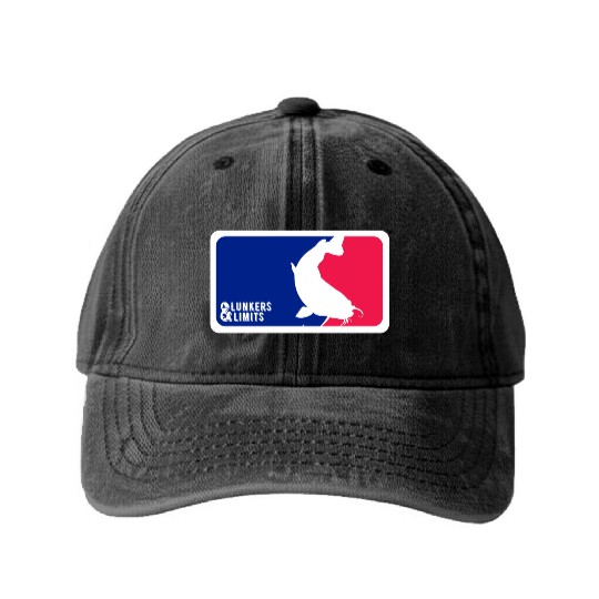 Major League Catfish Washed Denim Baseball Caps