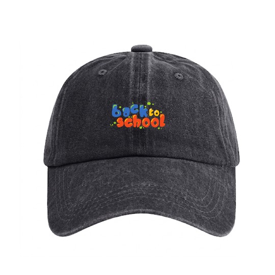 back to school Washed Denim Baseball Caps