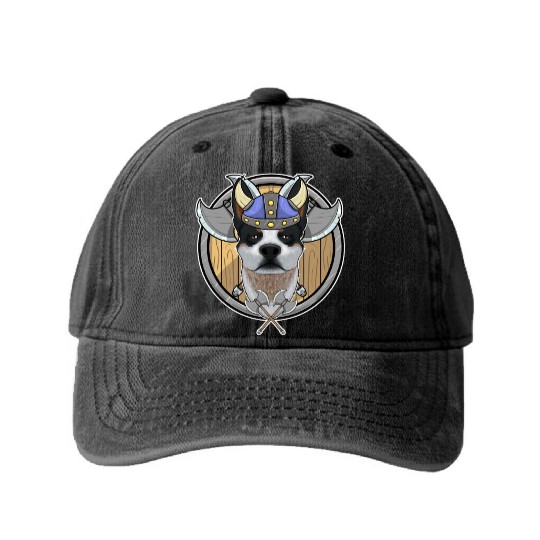 Australian Cattle Dog I Valhalla I Viking Washed Denim Baseball Caps