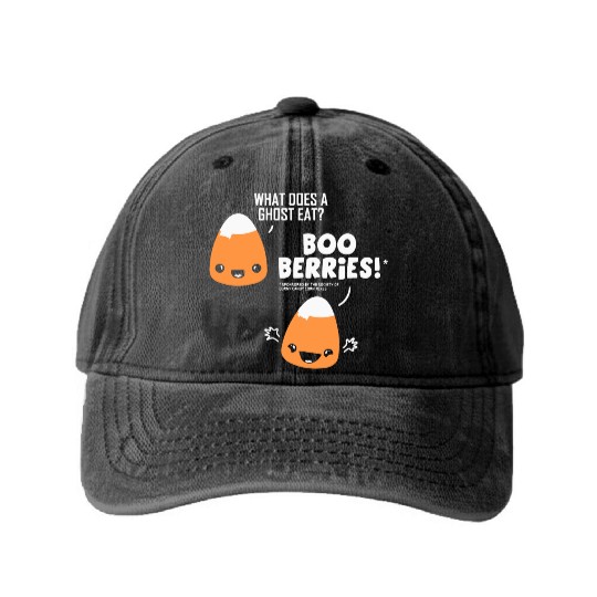 Corny Candy Corn Joke Washed Denim Baseball Caps