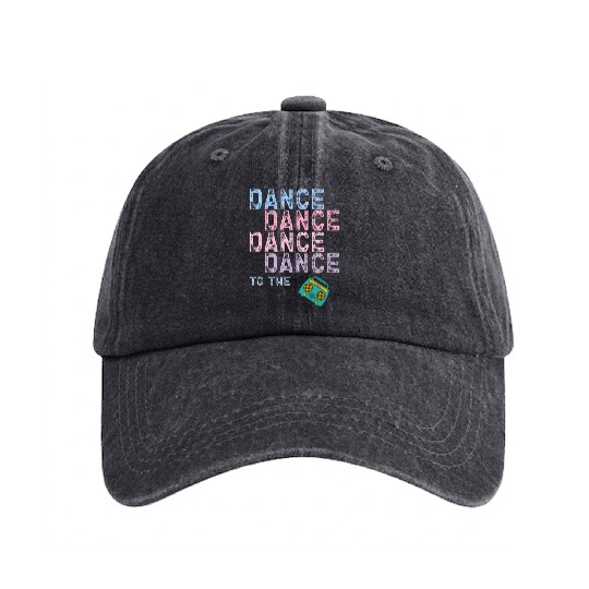 Dance To The Radio Washed Denim Baseball Caps