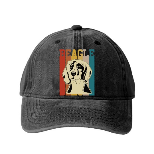 Dog Lovers Beagle Lovers Pet Washed Denim Baseball Caps