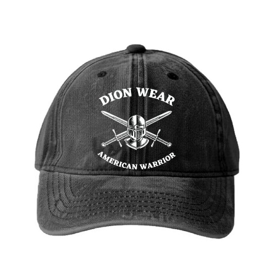 Dion Wear American Warrior Washed Denim Baseball Caps