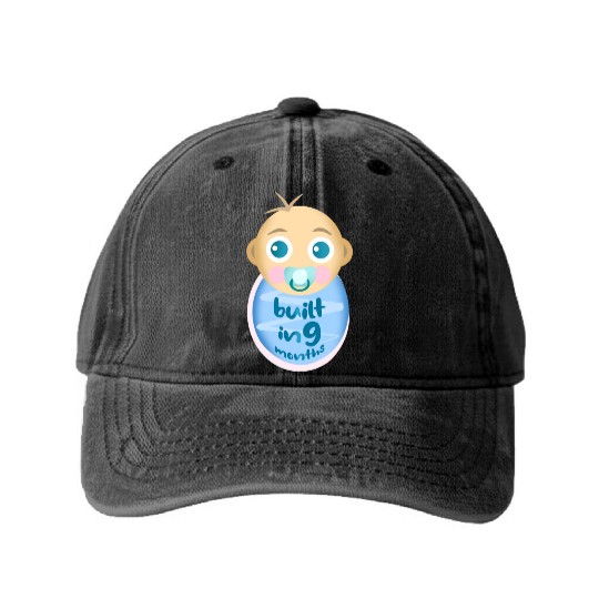 newborn baby Washed Denim Baseball Caps