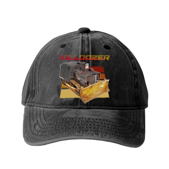 Killdozer Washed Denim Baseball Caps