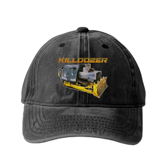Killdozer Washed Denim Baseball Caps