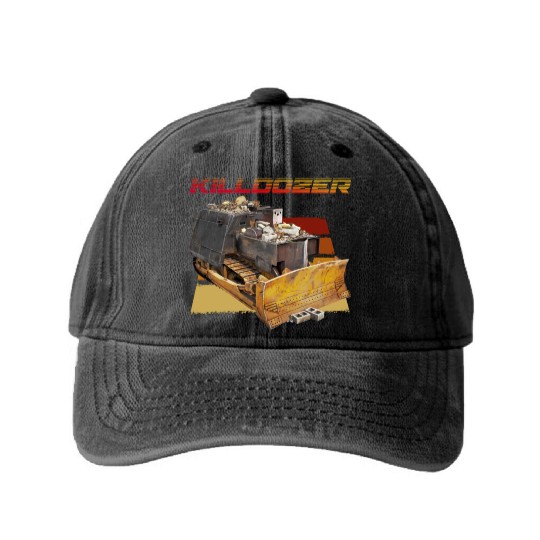 Killdozer Washed Denim Baseball Caps