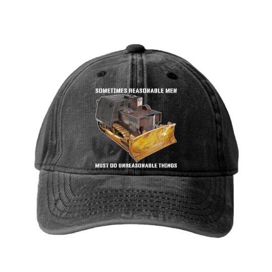 Killdozer Washed Denim Baseball Caps