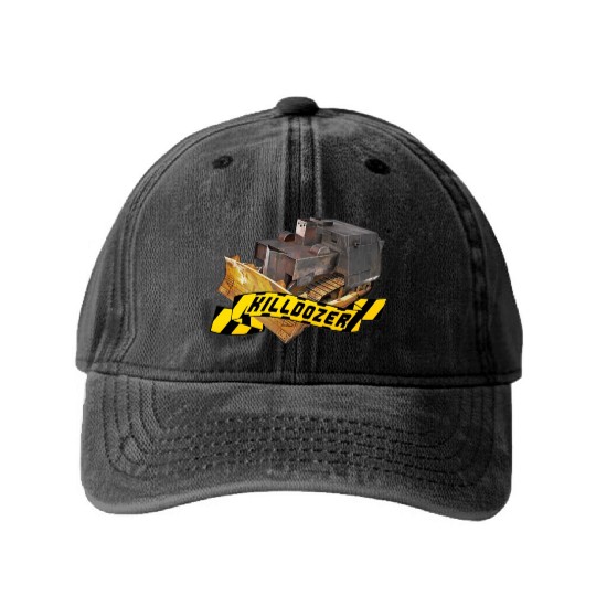 Killdozer Washed Denim Baseball Caps