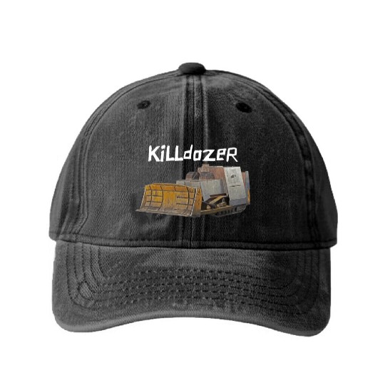 Killdozer Washed Denim Baseball Caps