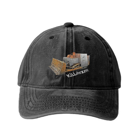 Killdozer Washed Denim Baseball Caps