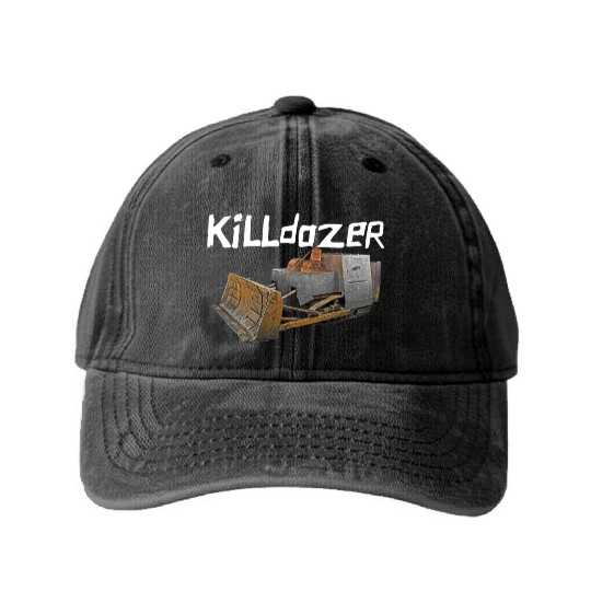 Killdozer Washed Denim Baseball Caps