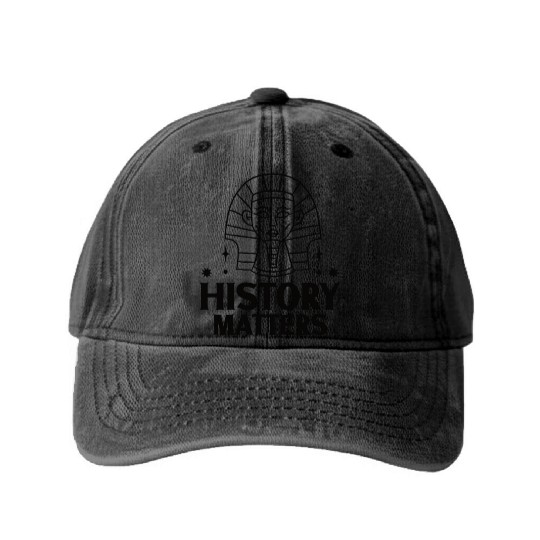 History Historian History Lover History Teacher Washed Denim Baseball Caps
