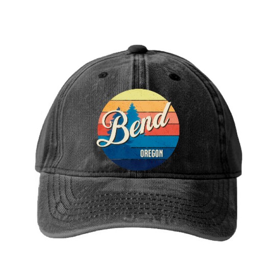 Bend - Oregon Washed Denim Baseball Caps