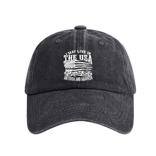 US Immigrant Indigenous USA Immigrants america Washed Denim Baseball Caps