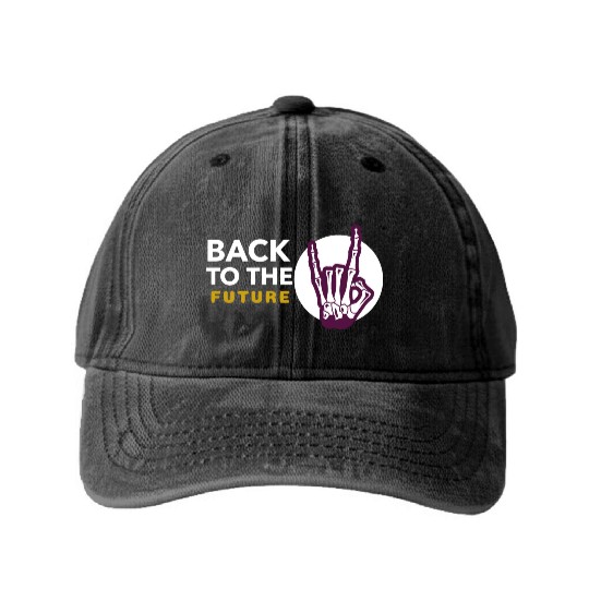 Back to the future Washed Denim Baseball Caps