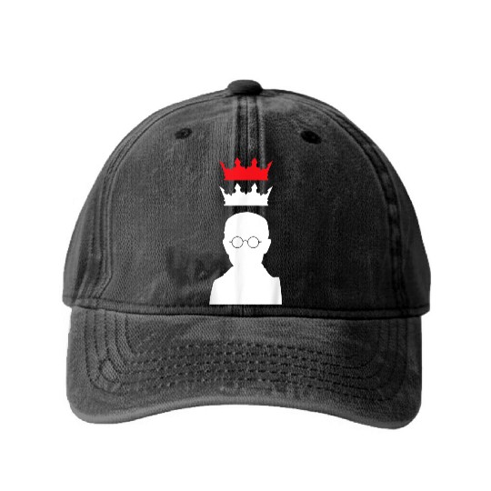 St Maximilian Kolbe Two Crowns Catholic Saint Gift Washed Denim Baseball Caps