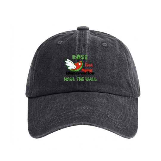 Ross The Flying Watermelon Haul The Wall Washed Denim Baseball Caps