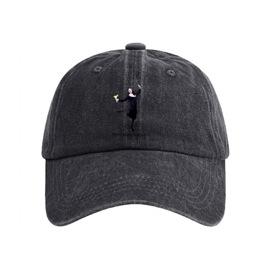 sister mary margarita Washed Denim Baseball Caps