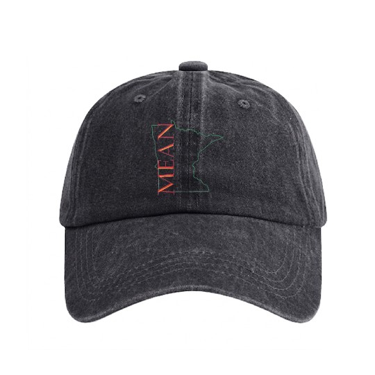 Minnesota Mean - Wild Washed Denim Baseball Caps