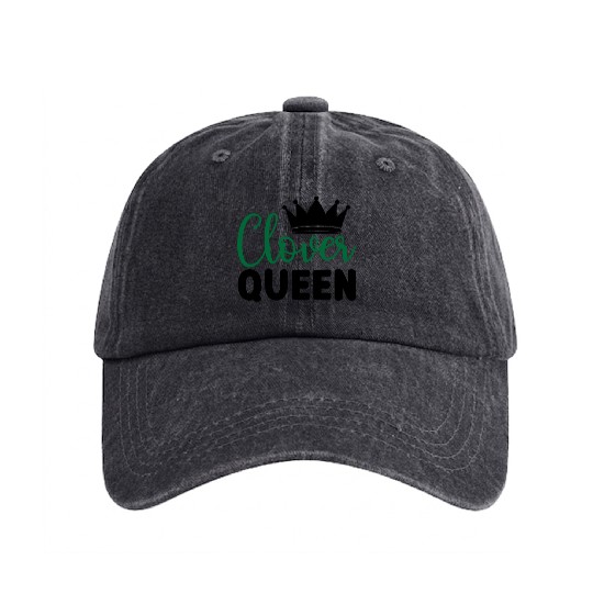 Clover Queen Washed Denim Baseball Caps