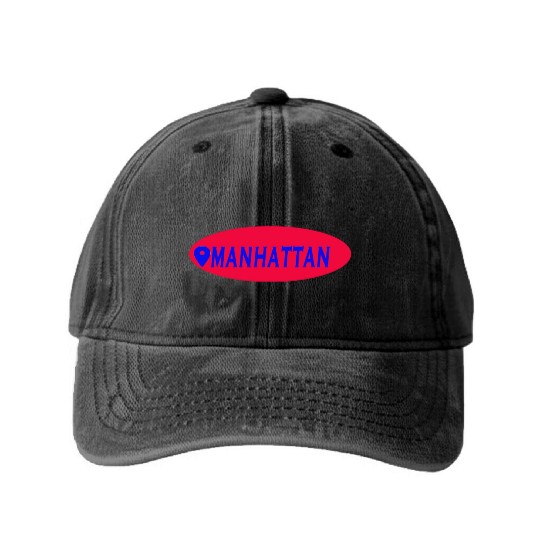 MANHATTAN CLASSIC LOND CAP BABY 1998 Washed Denim Baseball Caps