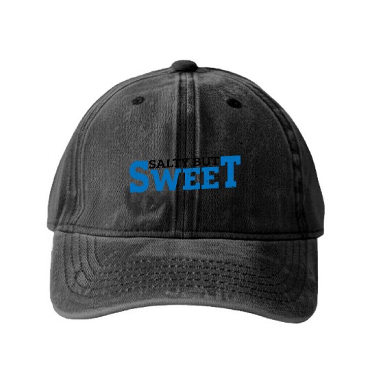 Salty but Sweet 14 Washed Denim Baseball Caps