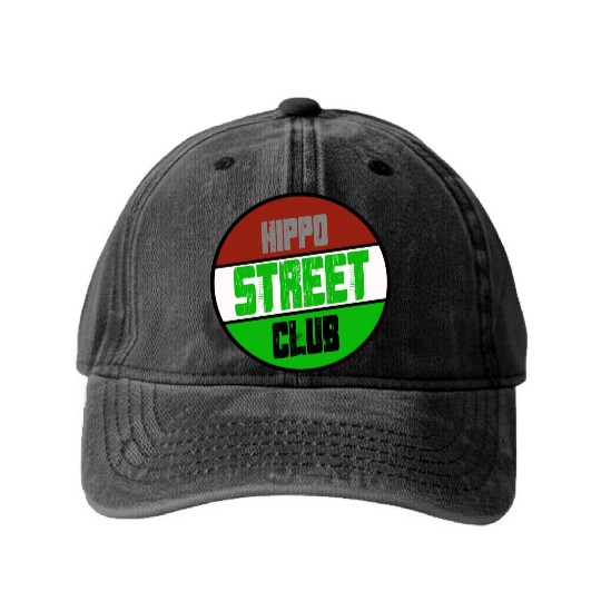 Brand Hippo Street Washed Denim Baseball Caps