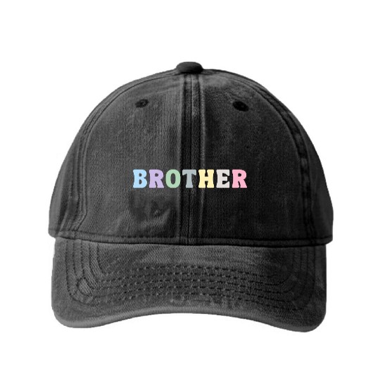 Brother Washed Denim Baseball Caps