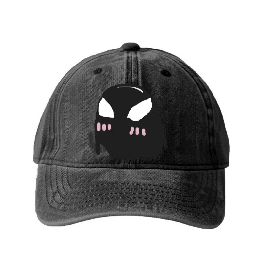 cute venom Washed Denim Baseball Caps